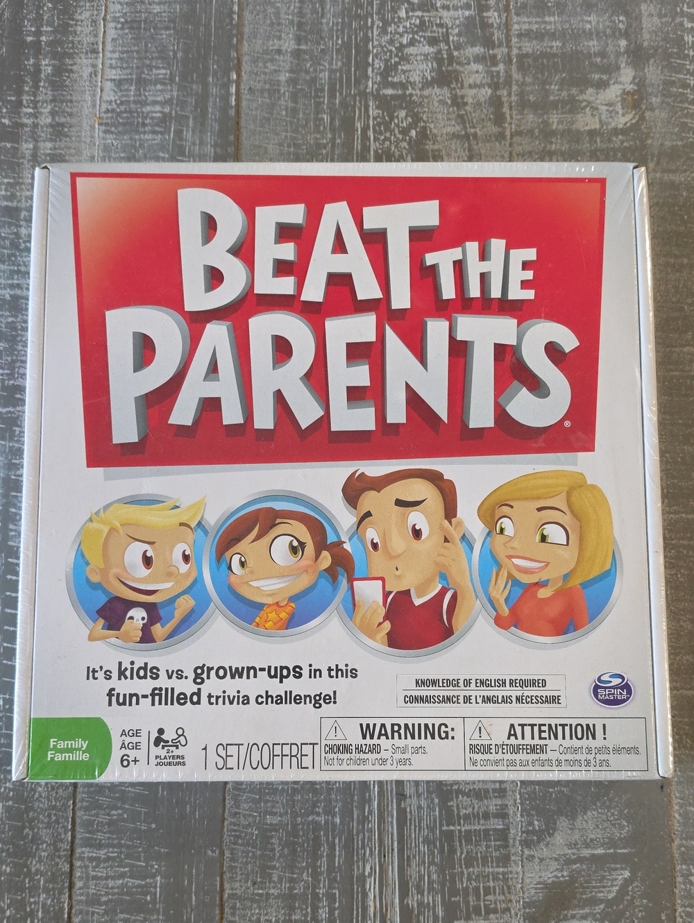 Vintage BEAT THE PARENTS First Edition, 2004 Spin Master, Pure Trivia Game